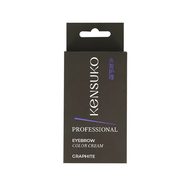 Крем-краска для бровей Kensuko Тон Графит