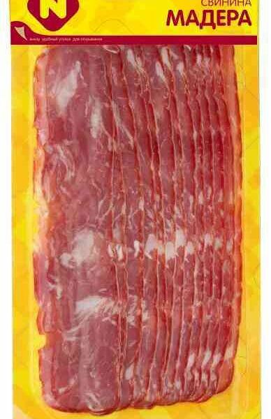 Свинина сырокопченая Останкино Мадера, нарезка