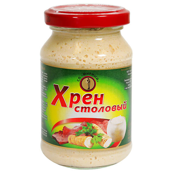 Хрен мирный 200 г столовый ст/б