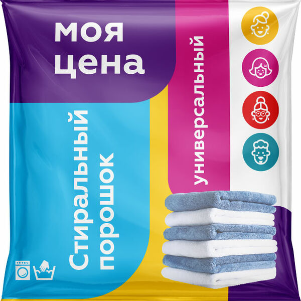 Стиральный порошок Моя Цена, универсальный, 400 г
