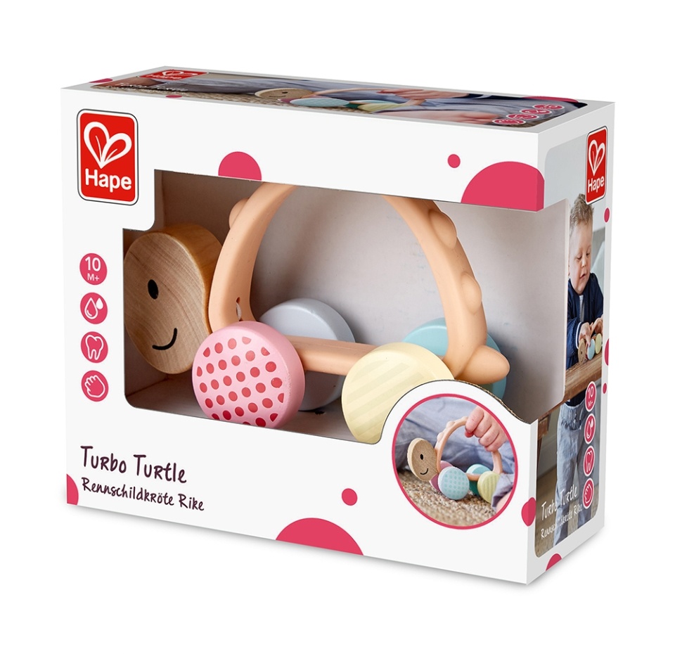 

Игрушка каталка Hape "Черепашка Турбо", Китай