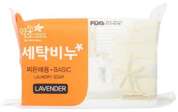 Мыло хозяйственное Our Herb Story против стойких пятен с лавандой