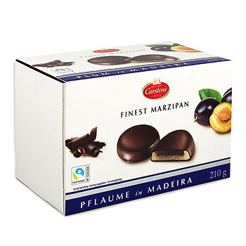 Шоколадные конфеты Carstens Марципан со сливой в мадере