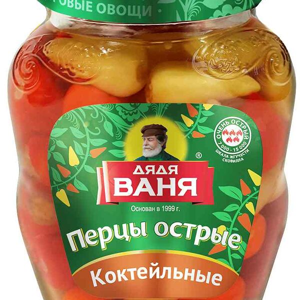 Перцы острые Дядя Ваня Коктейльные