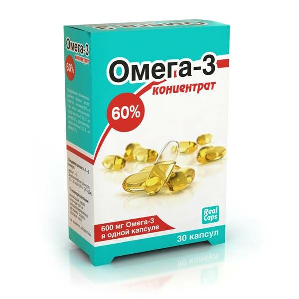 Омега-3 концентрат 60% капсулы 30 шт