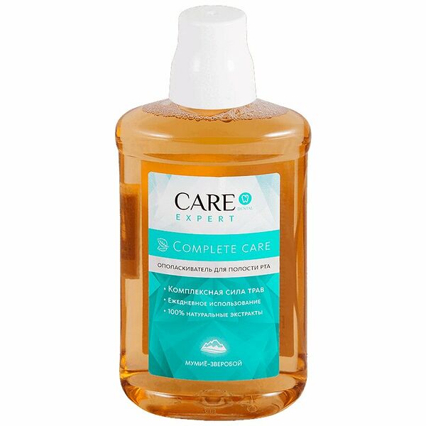 Ополаскиватель для полости рта Care Dental Expert Complete Сare мумиё и зверобой 400 мл 