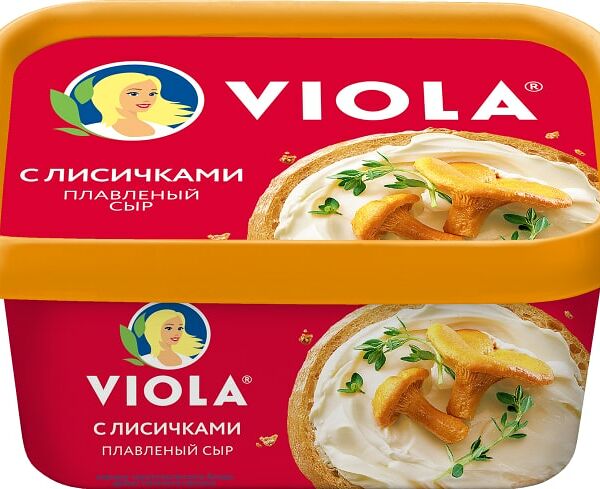 Сыр плавленый Viola с лисичками 50% 400г