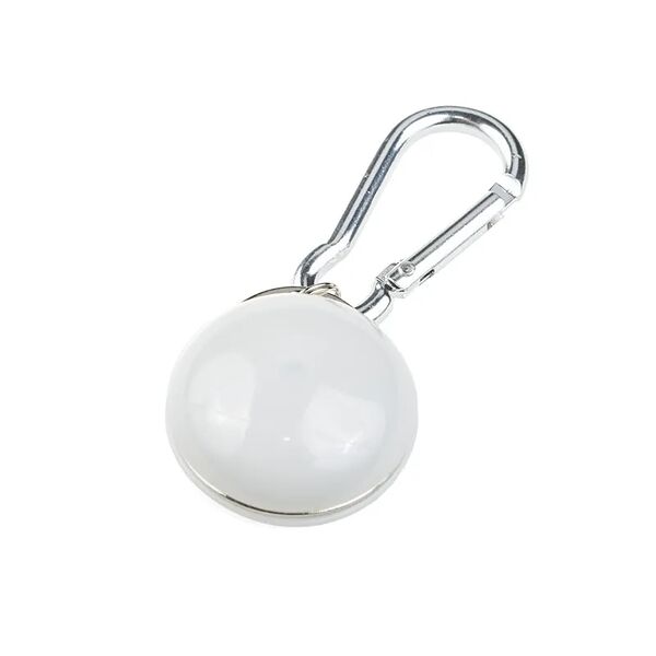 Маячок светящийся на ошейник круглый с карабином