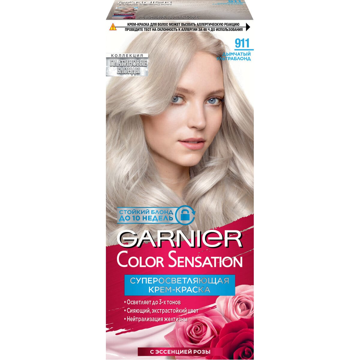 

Краска для волос Garnier Color Sensation Роскошный цвет тон 911, дымчатый ультаблонд, 110 мл