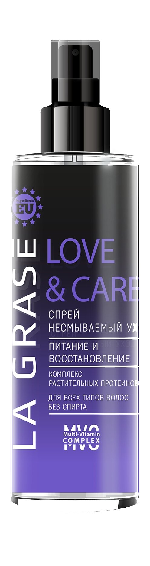 

Спрей для волос La Grase Love&Сare питание и восстановление 150 мл