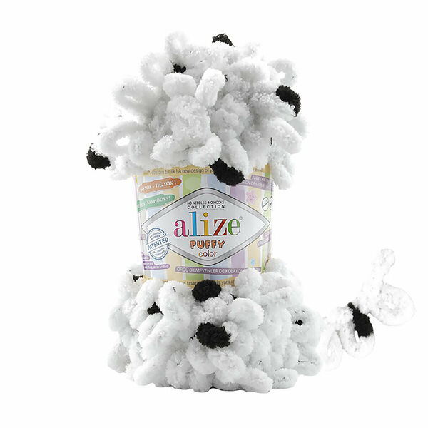 Пряжа Alize 'Puffy Color' 100г 9м (100% микрополиэстер)(6450 секционный)