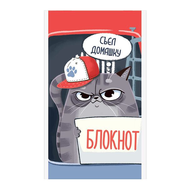 Блокнот А6 40л мягкий переплёт (1 скоба) 