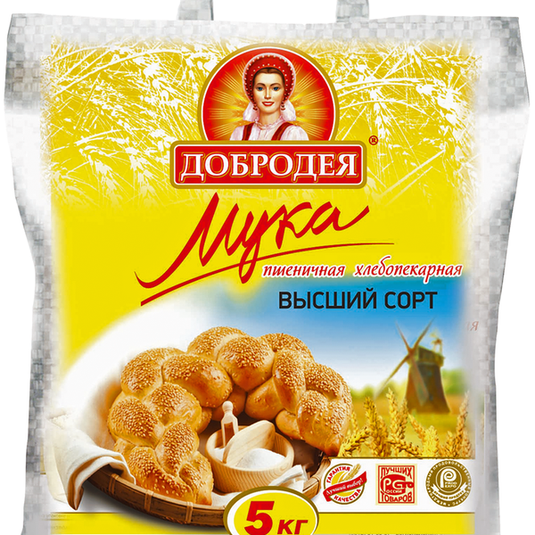 Мука Добродея пшеничная Высший сорт