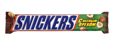 Батончик шоколадный Snickers с лесным орехом