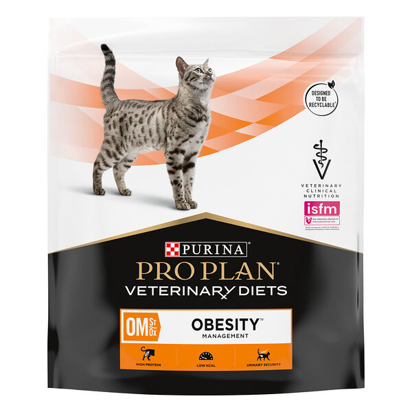 Сухой корм для кошек диетический PRO PLAN® VETERINARY DIETS OM ST/OX Obesity Management для снижения избыточной массы тела, 350 г