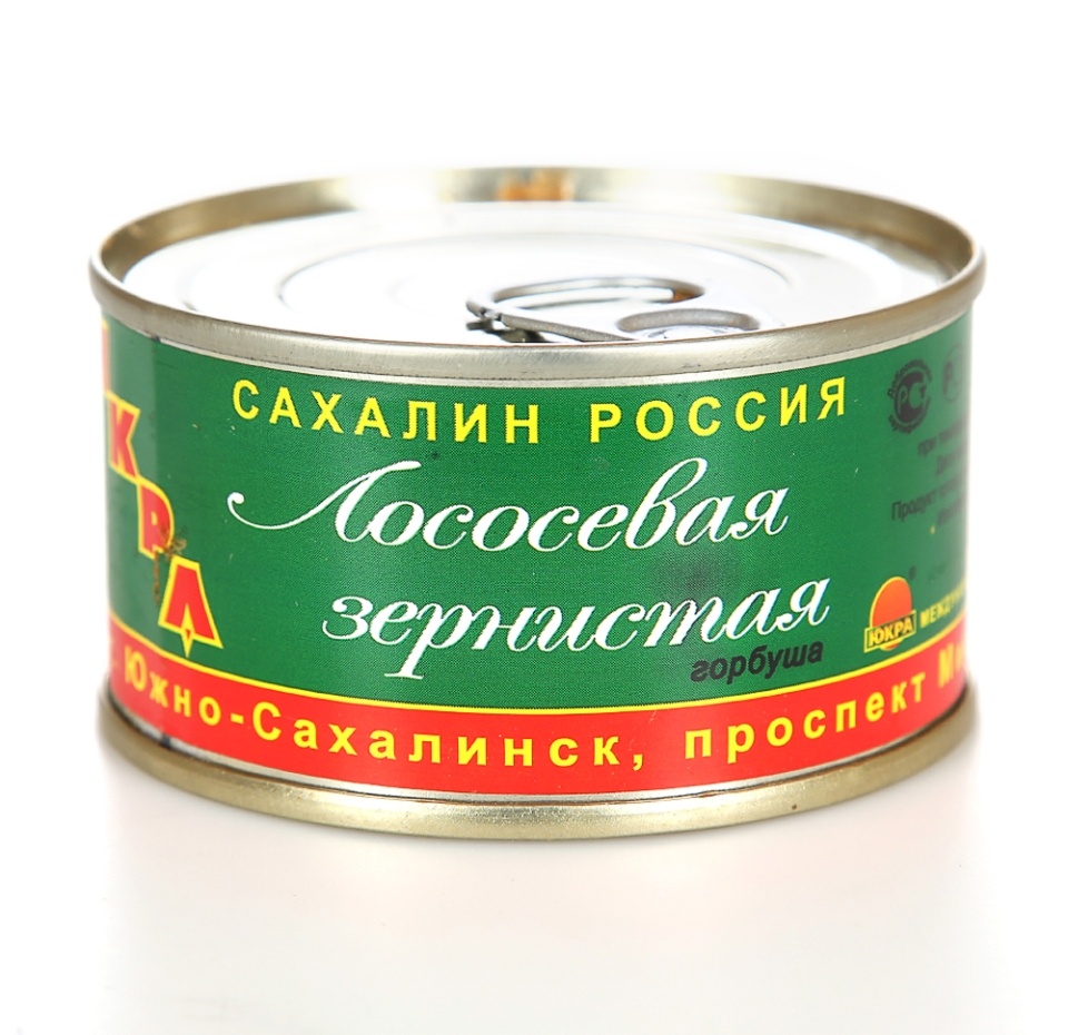 

Икра лососевая Юкра зернистая горбуши ГОСТ 140 г
