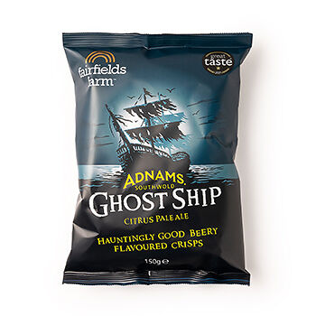 Чипсы картофельные Fairfields farm c цитрусовым пейл-элем Adnams Ghost Ship 150г, Великобритания