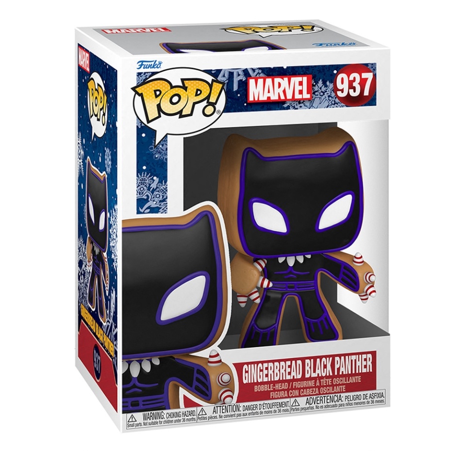 

Фигурка Funko POP! Bobble Marvel Holiday Gingerbread Black Panther