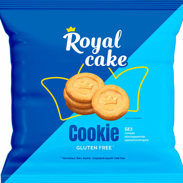 Печенье Royal Cake Cookie сдобное рисовое 175 г