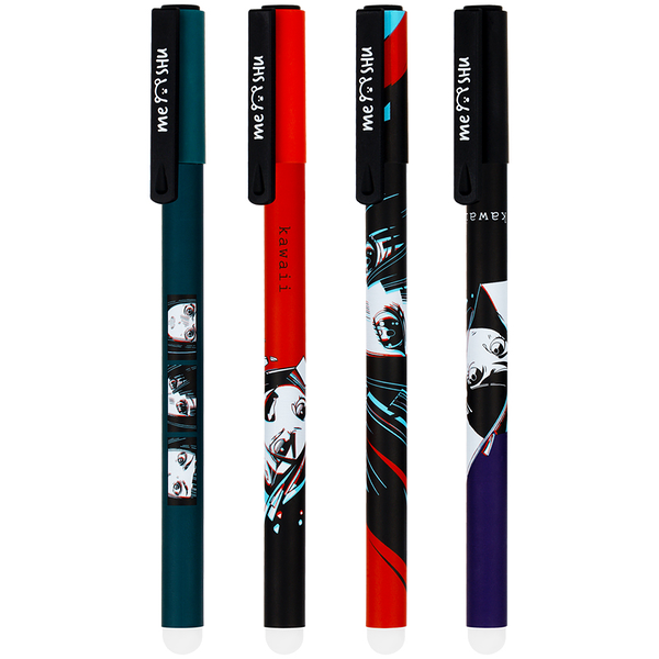 Ручка гелевая стираемая Meshu синяя 0,5 мм 1 шт, в ассортименте