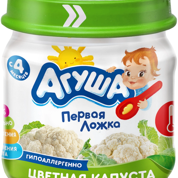 Пюре овощное Агуша Цветная капуста с 4 месяцев