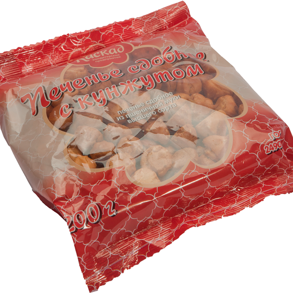 Печенье Каскад сдобное с кунжутом