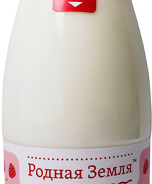 Йогурт питьевой Родная земля Клубника 2.5%