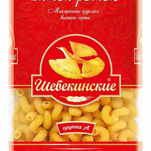 Макароны Шебекинские Витой рожок №388 450г