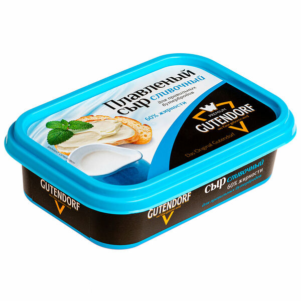 Сыр плавленый Gutendorf Сливочный пастообразный 60%, 200г