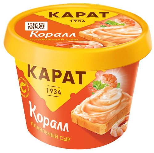 Сыр плавленый Карат Коралл 45%