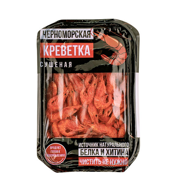 Креветка черноморская сушеная с солью