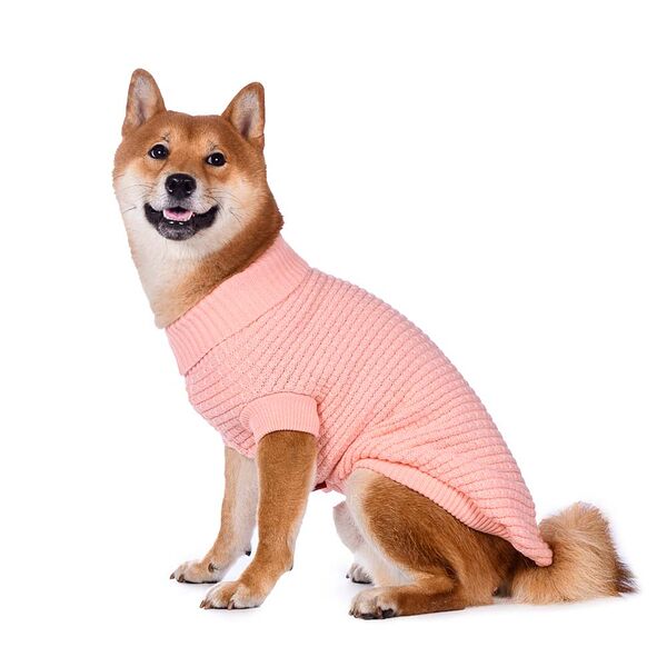 Свитер для собак 50см 3XL розовый (унисекс)