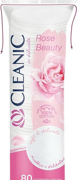 Ватные диски Cleanic Rose Beauty гигиенические 80шт
