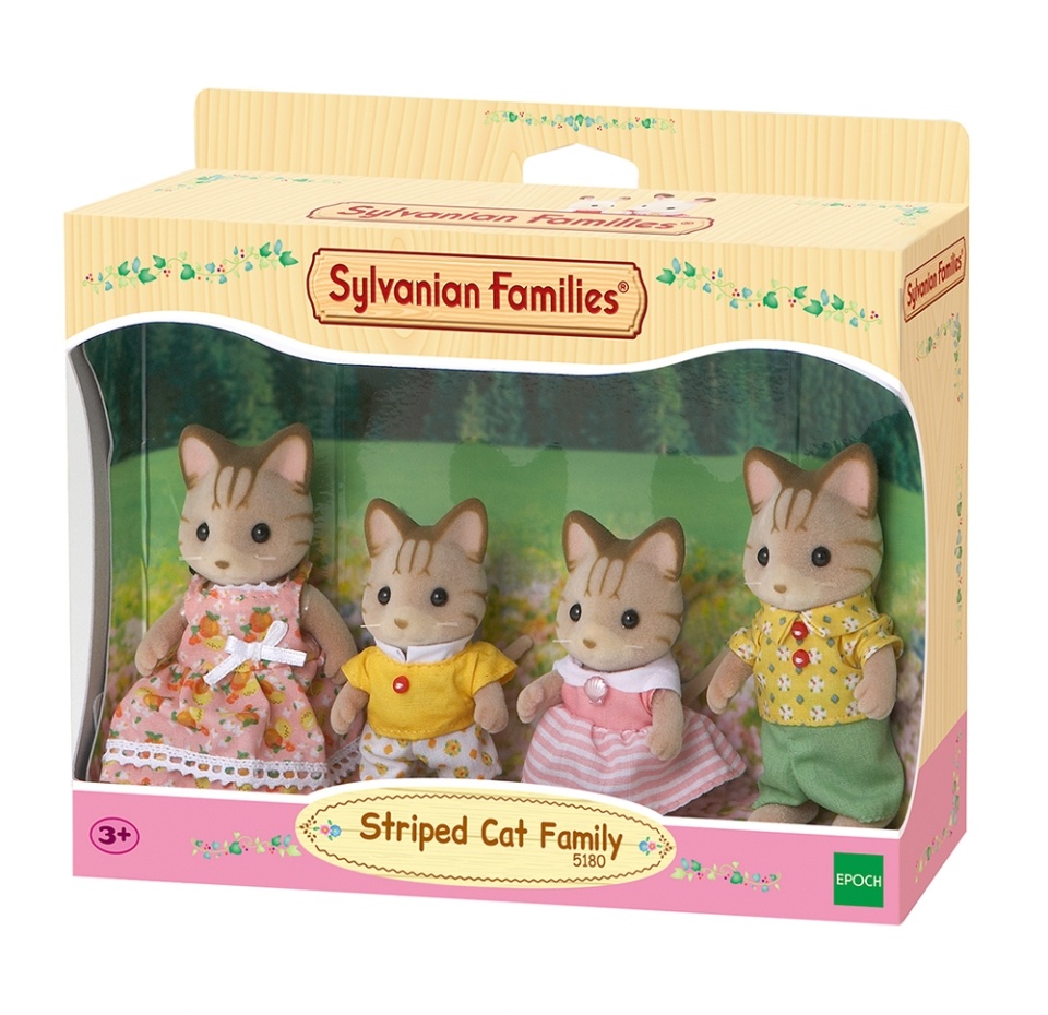 

Игровой набор Sylvanian Families Семья Полосатых Кошек, Япония