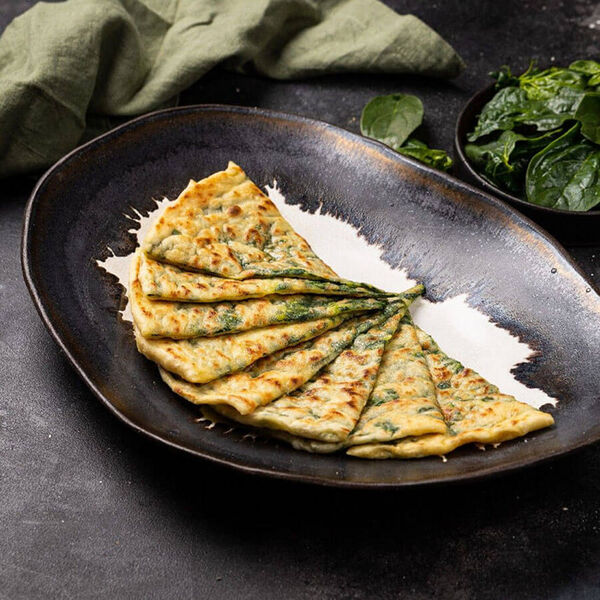 Чапильг со шпинатом и сулугуни