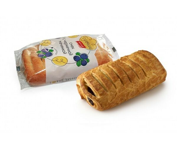 Слойка Восход Снек с черничной начинкой 100г