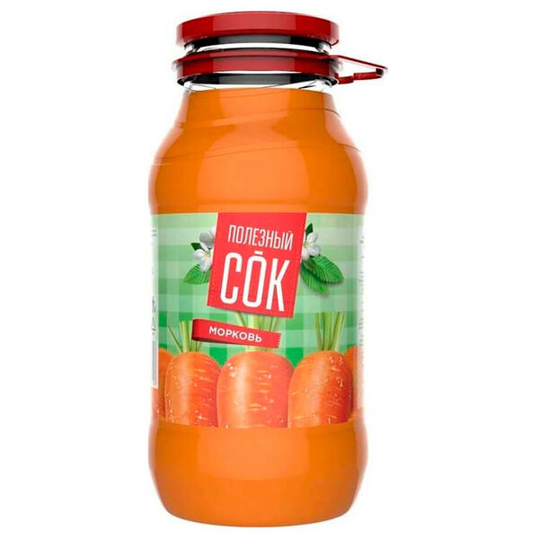 Сок полезный сок 1,8л морковный ст/б