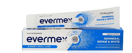 Зубная паста Evermex Remineral Repair & White 