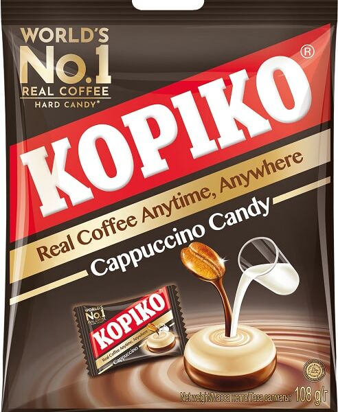 Леденец Kopiko Cappuccino Candy 108г