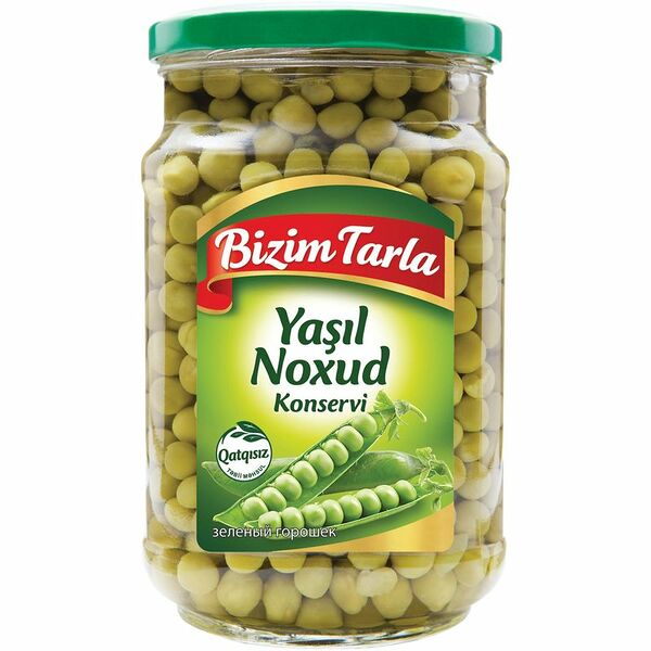 Горох Bizim Tarla зелёный, 660г