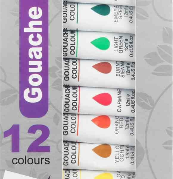 Гуашь Centrum в тюбиках, 12х12 мл