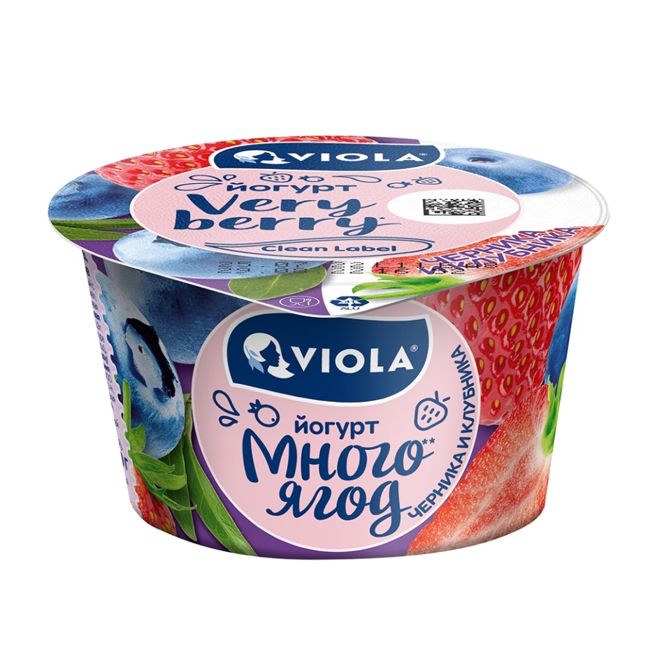 

Йогурт черника клубника Valio 2,6%