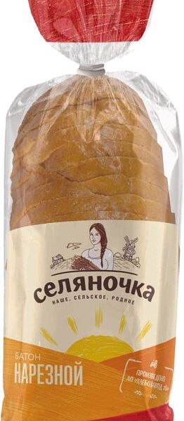 Батон Селяночка нарезной 400г