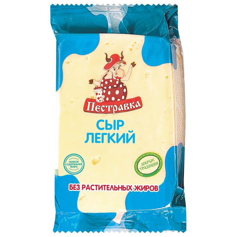 

Сыр Пестравка Легкий 18%, без змж 200 г
