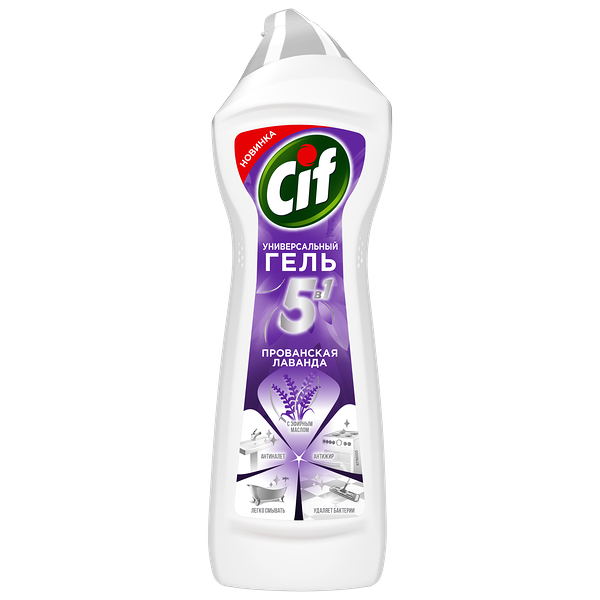 Универсальный гель Cif 5в1 Прованская лаванда