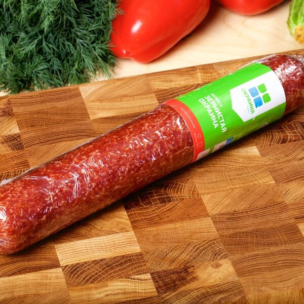 Колбаса Зернистая сырокопченая