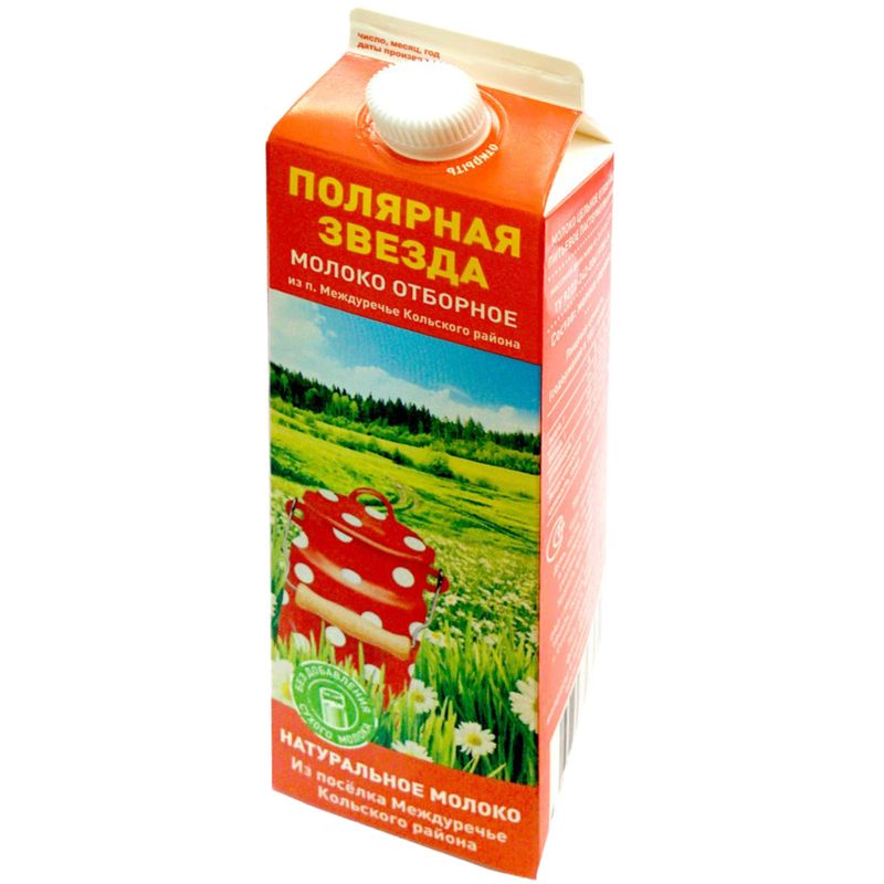 

Молоко Полярная звезда пастеризованное питьевое 3.4-3.8% 1000 мл