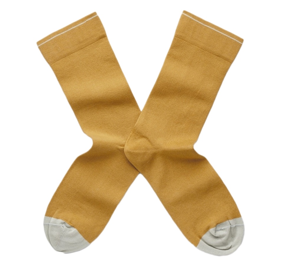 

Носки унисекс Ochre, высокие, Bonne Maison, размер 39/41, Франция