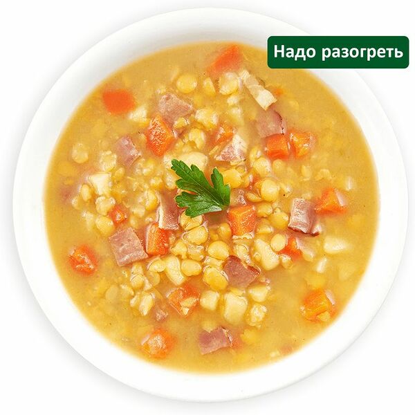 Суп гороховый с копченостями Шеф Перекрёсток, 300г