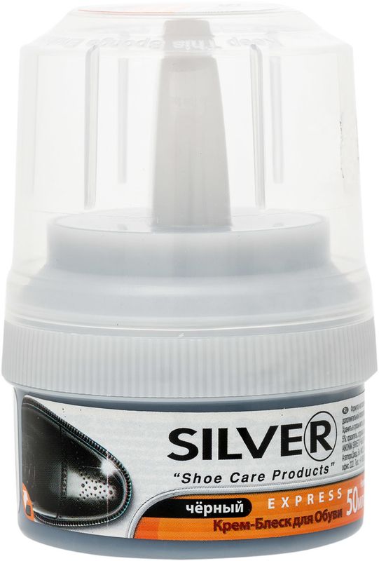 

Крем-блеск для обуви Silver Express черный 50 мл